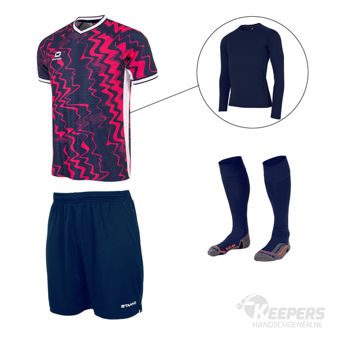 Stanno Wave Keeperstenue Navy Pink