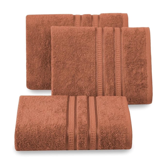 Bamboe Badhanddoek Mila 50x90cm - Zacht & Absorberend Oranje