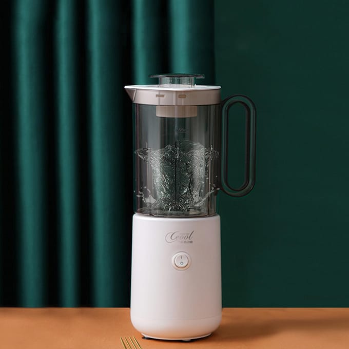 Draagbare Blender Sapbeker Thuis Multifunctionele Elektrische Sapbeker Automatisch Fruit Groente gray