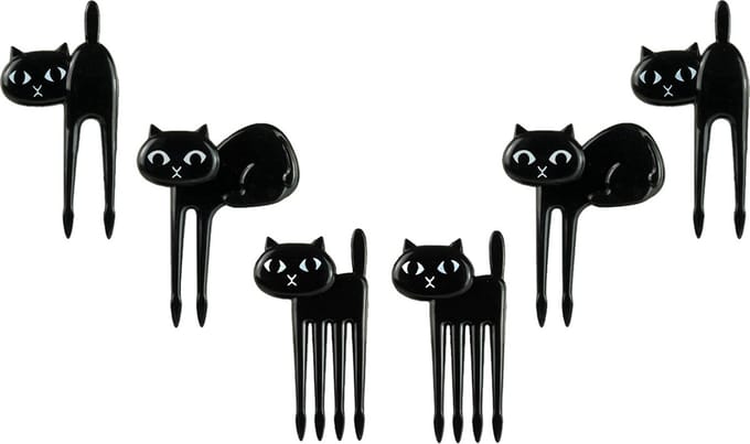 Bento Voedselprikkers - Zwarte Kat