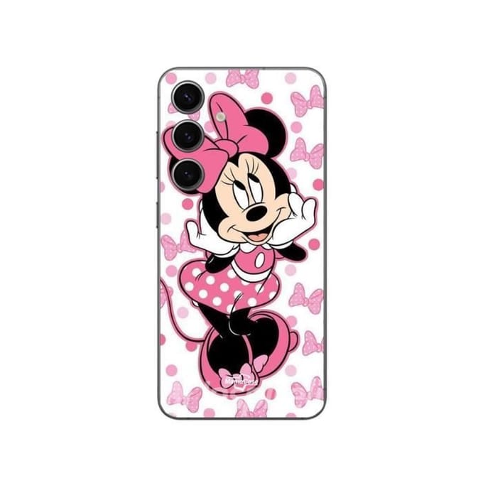 Coque - Disney - Galaxy S24 plus - Minnie Mouse - Rose - Souple rose