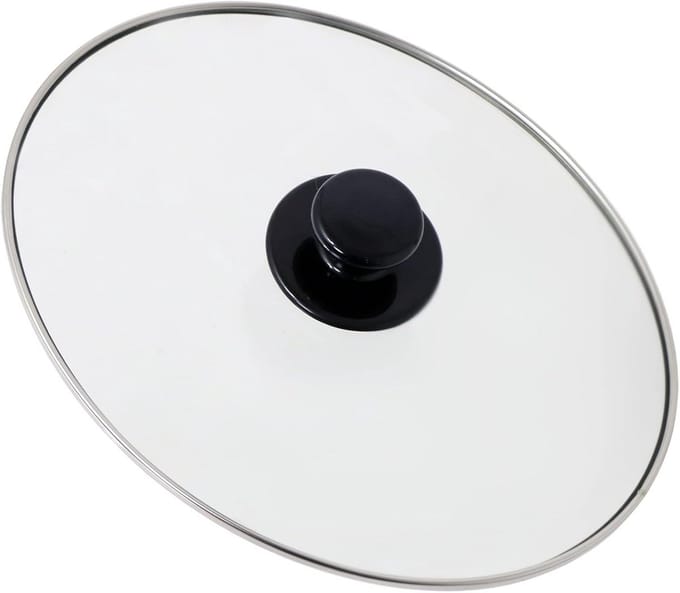 Complete Ovale Glazen Deksel met Knop voor 3.5L Slowcookers