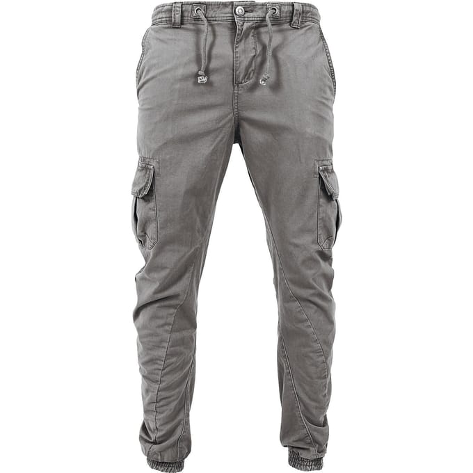 Urban Classics Cargobroek - Cargo Jogging Pants - S tot 5XL - voor Mannen - grijs
