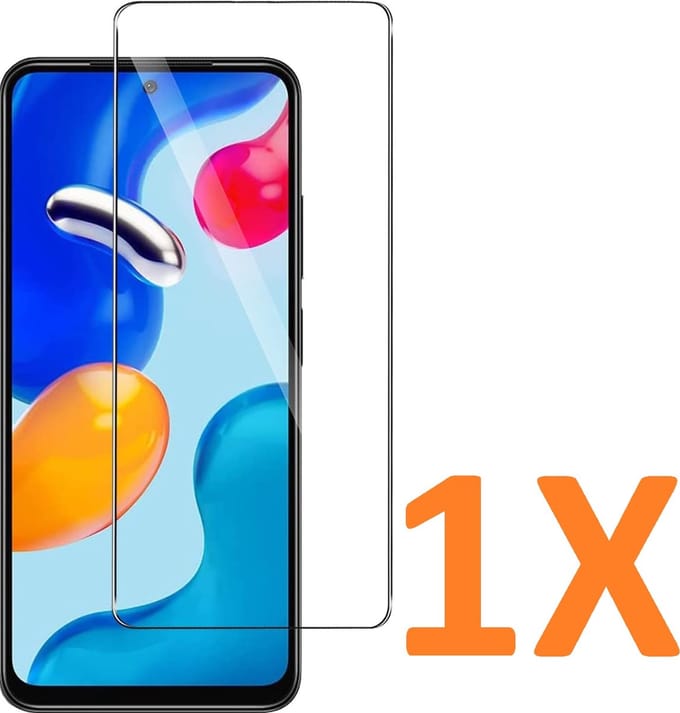 Screenprotector Glas - Tempered Glass Screen Protector Geschikt voor: Xiaomi Redmi Note 11S/ Redmi Note 11 - 1x