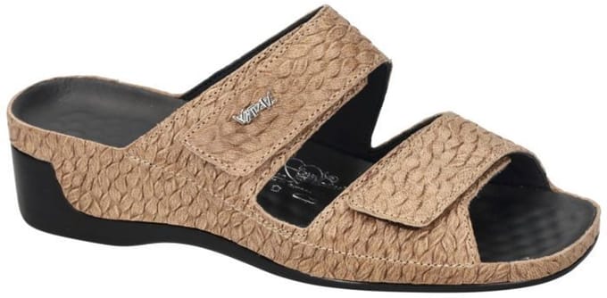 Vital -Dames - zandkleur - slippers & muiltjes - maat 37