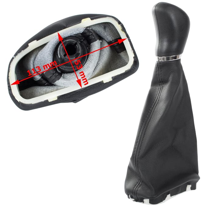 MODECAR - Schakelpookknop - Mercedes W203 C-Klasse - Zwart - 6 Versnellingen