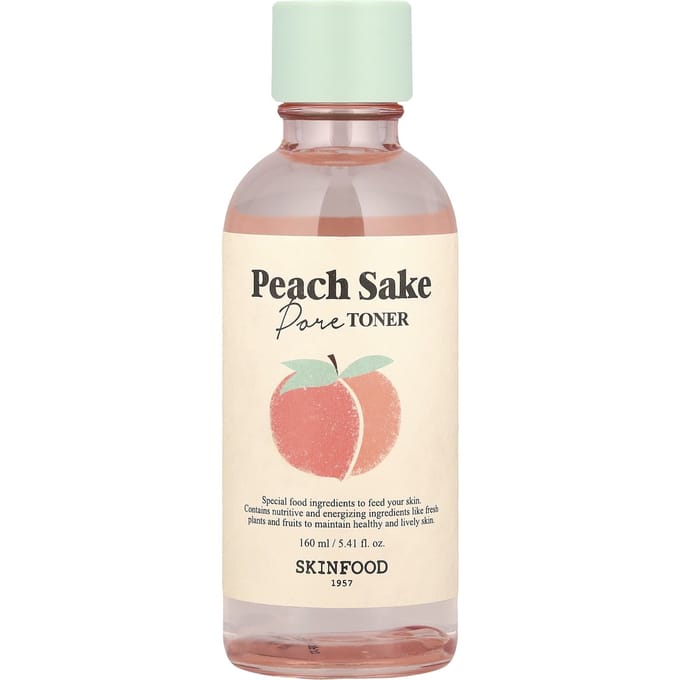 Perzik Sake Poriën Toner, 160ml(5.41 fl oz) white