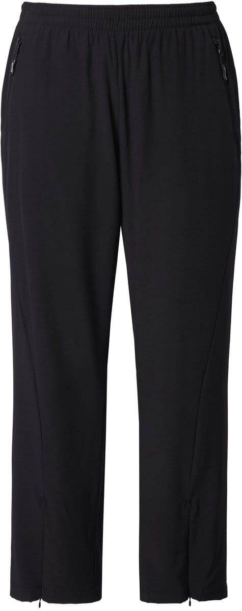 Ulla Popken - Dames - Functionele broek rechte pijp elastische tailleband - Zwart - Maat 46+