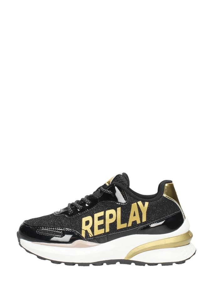 Replay Athena Sneakers Laag - zwart - Maat 37