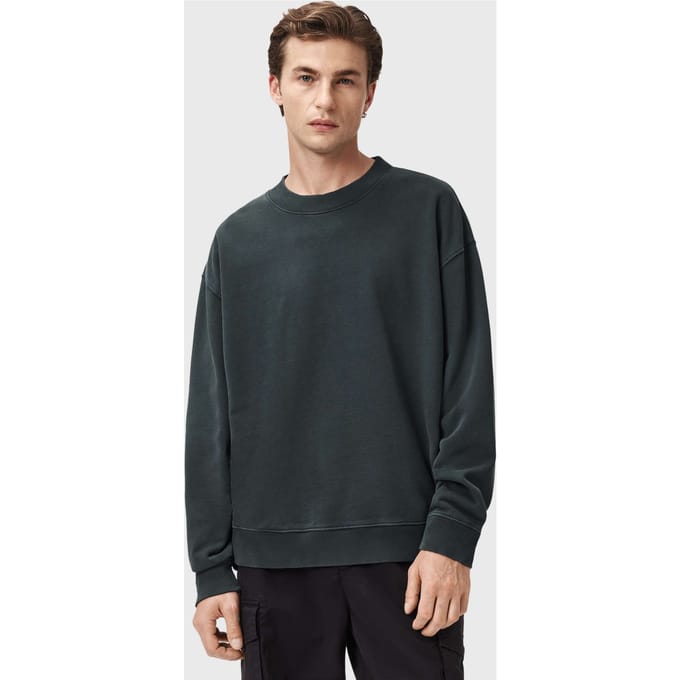 AllSaints Milo Crew Sunil Blue Größe: XXL | Pullover Outlet | Herren | Blau