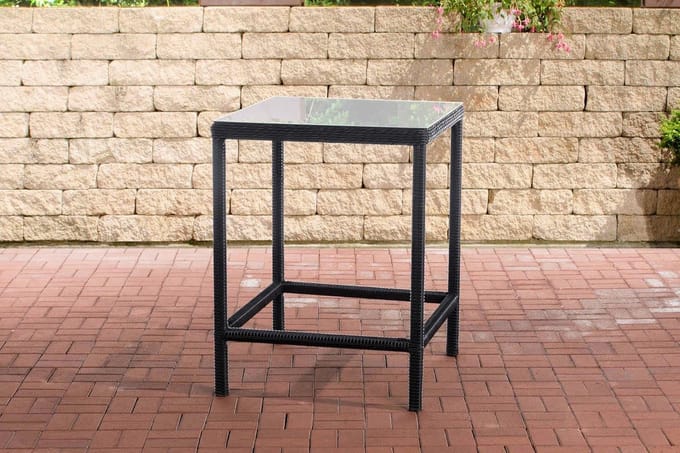 CLP Alia Tuintafel - 5mm Poly rotan zwart