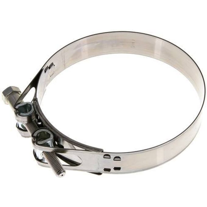 150 - 162 mm Slangklem van Rvs 430 met een 30 mm band - Norma