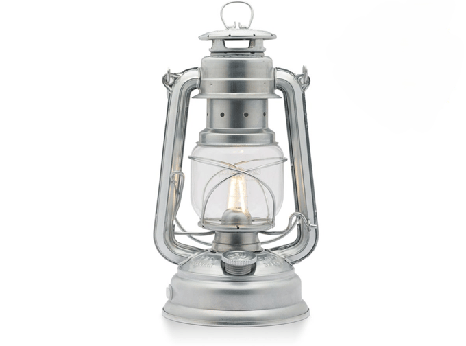 Feuerhand LED Stormlamp 276 - Zink