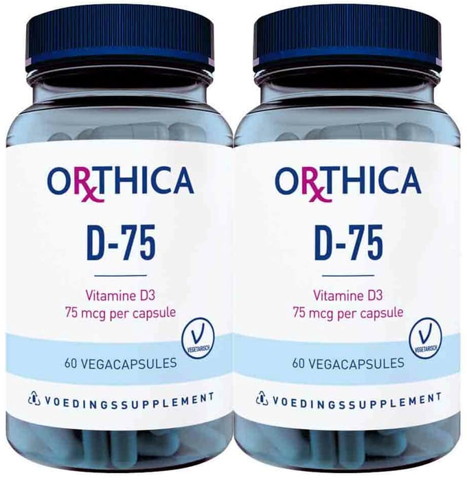 Orthica - D-75 - 2 x 60 capsules - Voordeelverpakking