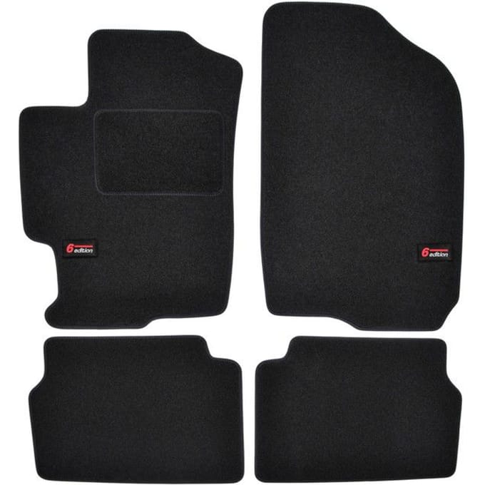 Tapis de sol - JJ Automotive - Noir - Velours - Sur mesure pour Mazda 6 2002-2007