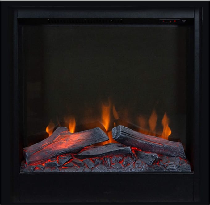 Xaralyn Elektrische haard - Levico 70 - 1500 Watt verwarming - met afstandsbediening - inbouwhaard - makkelijk inbouwen - sfeerhaard