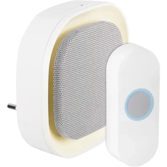 Exin Gong - Nachtlamp - Beldrukker - Plugin - Wit