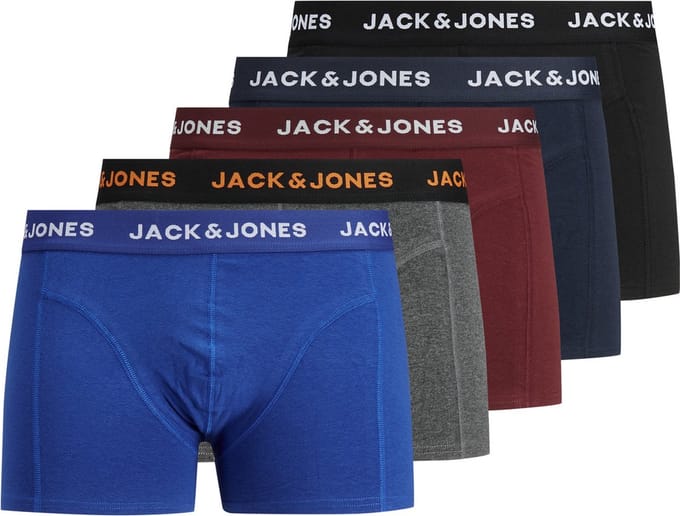JACK&JONES JUNIOR JACBLACK FRIDAY TRUNKS 5 PACK JNR Jongens Onderbroek - Maat 128