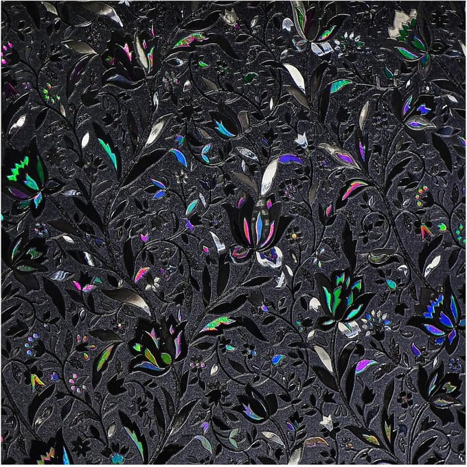 CE - Raamfolie - Uniek 3D Kleureneffect - Zwart - 60x200 cm