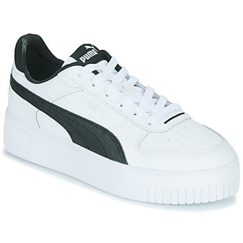 PUMA Carina Street Dames Sneakers - Wit/Zwart