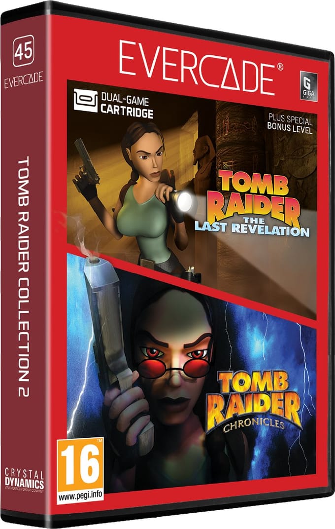Evercade Cartridge - Tomb Raider Collection 2