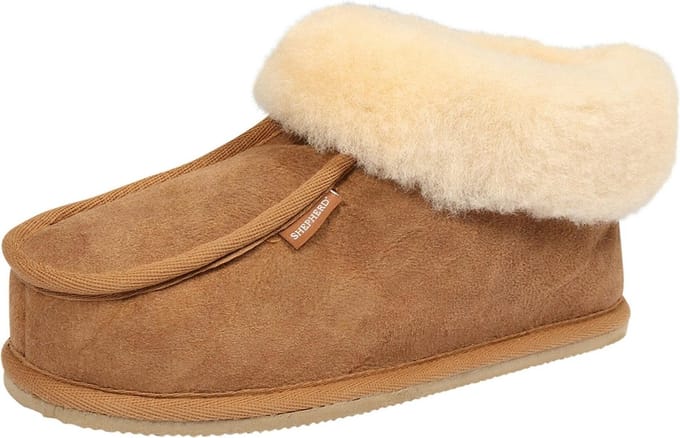 Shepherd Lena Dames Sloffen - Chestnut - Maat 39