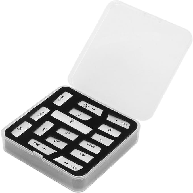 16 stuks Set Airconditioner Knop Schakelaar Cover Zilver Vervanging voor Jaguar XJ 13?15 white