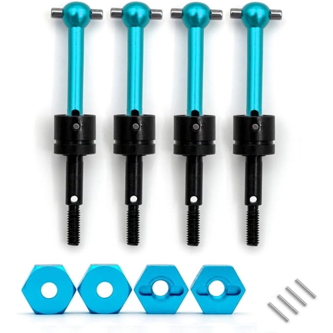 Remplacement universel du Joint d'os de chien d'arbre d'entraînement CVD en alliage d'aluminium pour Tamiya TT01 TT02 1/10