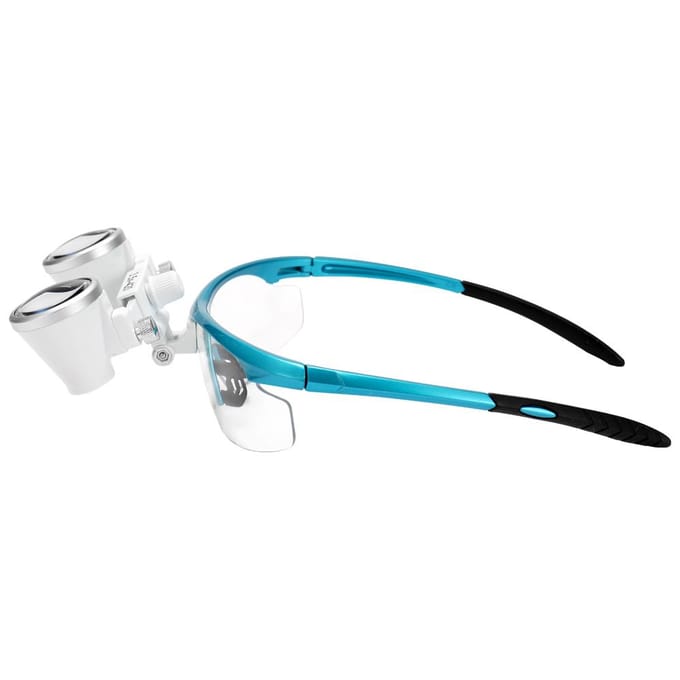 Draagbare vergrootglas draagbare 3,5X 420mm binoculaire loepen optische glazen headset vergrootglazen EU Plug zwart