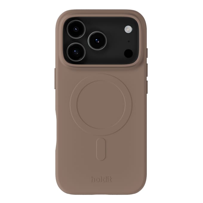 Holdit Soft geschikt voor MagSafe Case geschikt voor iPhone 17 Pro - Mocha Brown