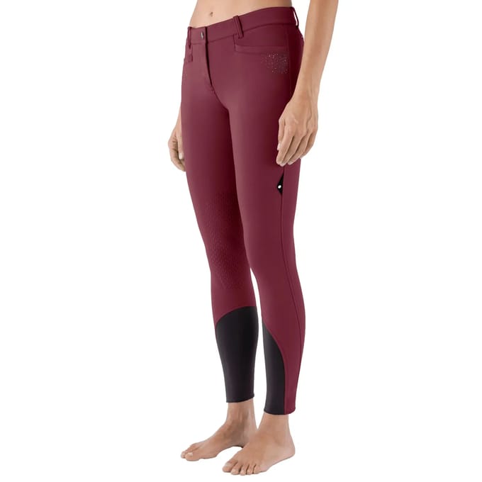 Rijbroek mid grip dames Equiline Eqash Strass