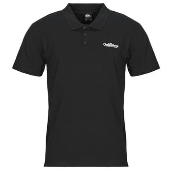 Quiksilver Stretch Korte Mouw Poloshirt Zwart S Man