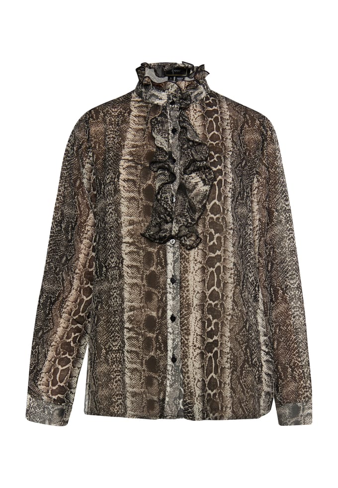 Faina Blouse Dames zwart wit