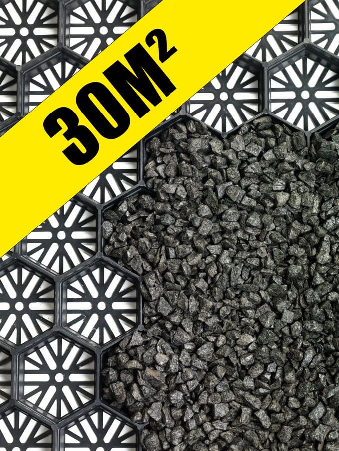 Grindmat splitplaat 30m² Stuntprijs! 64stuks - Rekupro