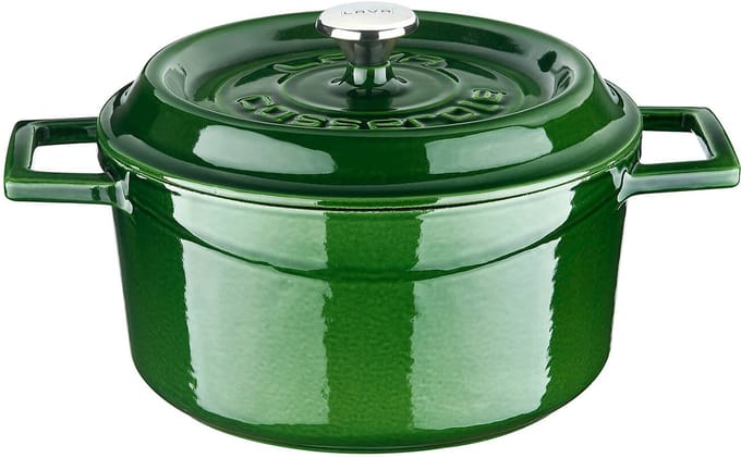 Lava Koekenpan - 24 cm - 2.0 liter - Gietijzer - Blauw