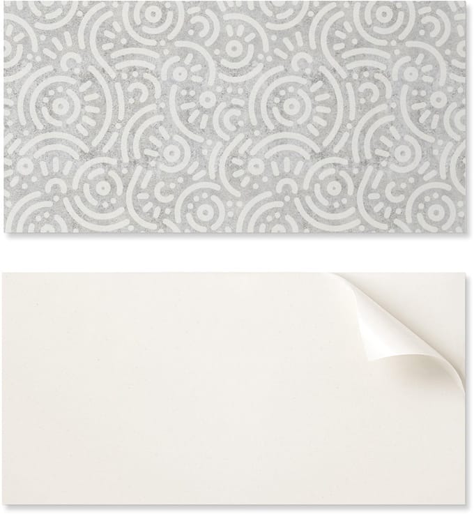 Zelfklevend vinyl woondecoratie-element 100x50 cm abstract lijnpatroon