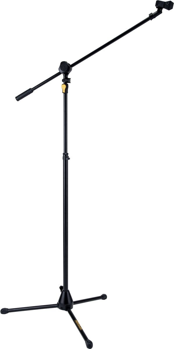 HERCULES Stands HCMS-632B+ microfoonstandaard, 111,5-168 cm, galg, 2-in-1, EZ Grip, driepotig