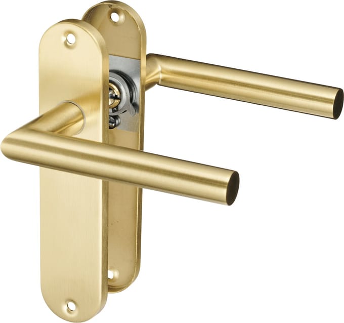 Solara - Deurklink Goud - Kort Rond Schild