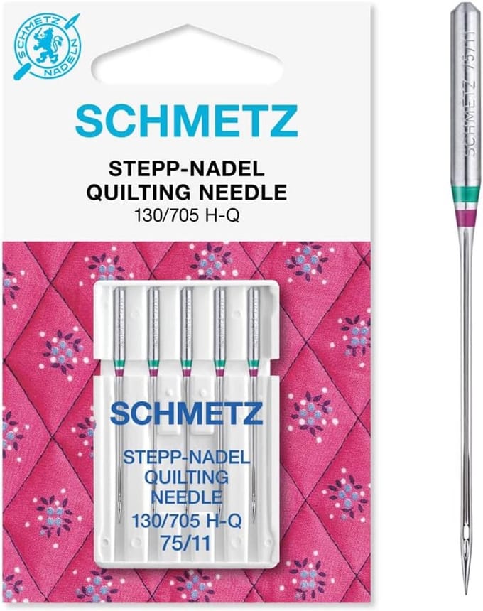 Set van 5 Quilting Naalden voor Naaimachine - Diverse Maten
