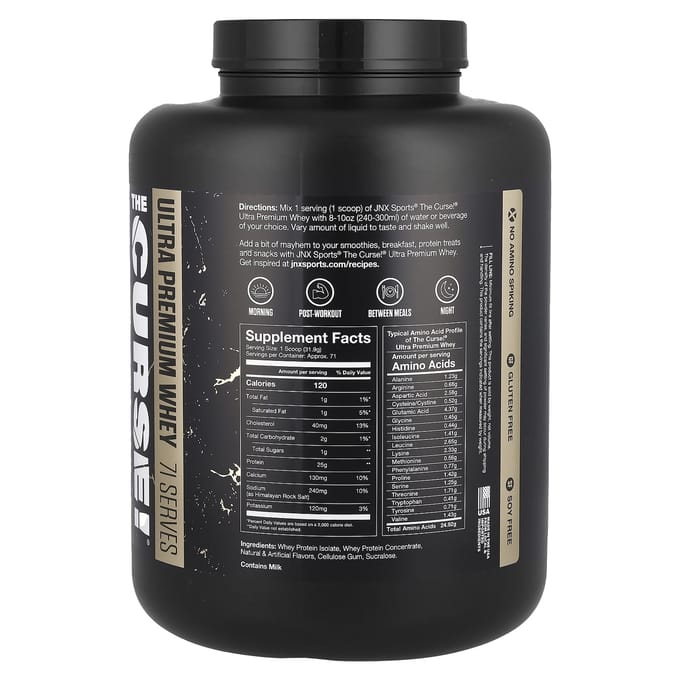 The Curse, Ultra Premium Whey, Vanilleboon, 2,27 kg(5 lbs)