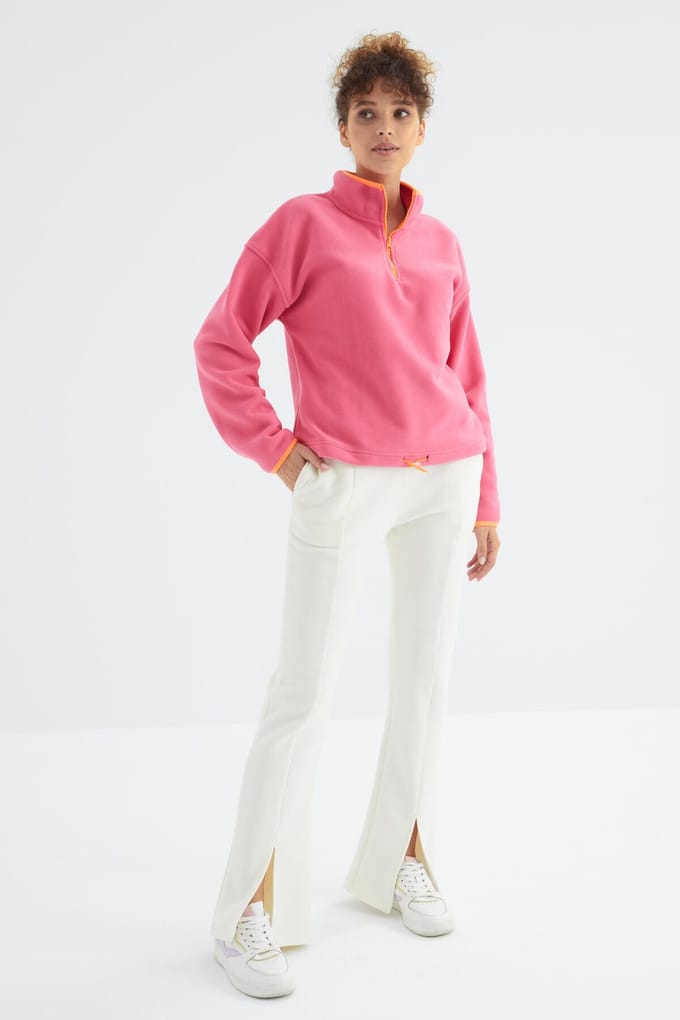 Dames Relaxed Rechte Sweaterbroek