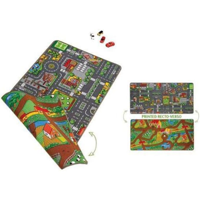 Duoplay Carpet street/farm large 80 x 120 cm