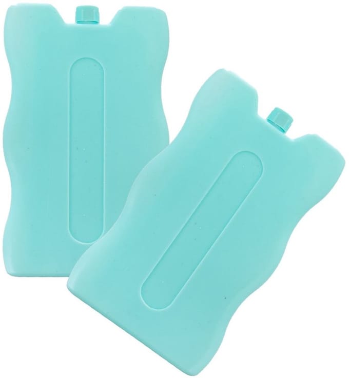 Packs de froid pour réfrigérateur de camping 2x200 g 2 pièces.