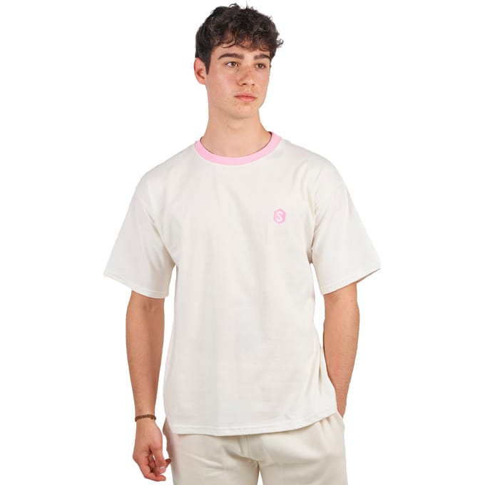 BeHappy SPRBCA-2204 Heren oversized T-shirt met korte mouwen