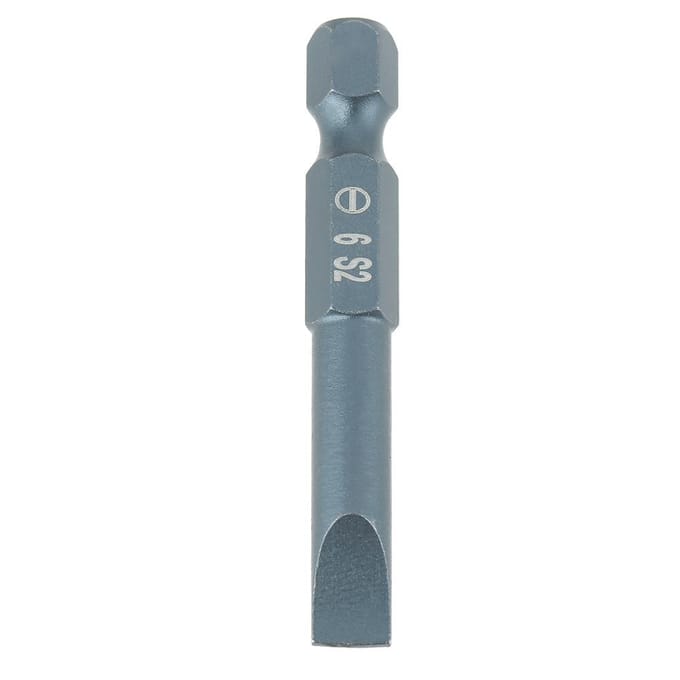 10 stuks 14 inch zeskant schacht 50mm S2 legerstaal sleufschroevendraaier bits set H6.3*50*SL6mm