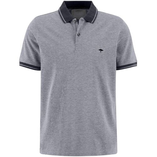 Fynch-Hatton Polo Two-Tone Soft Cotton Piqué Navy / male