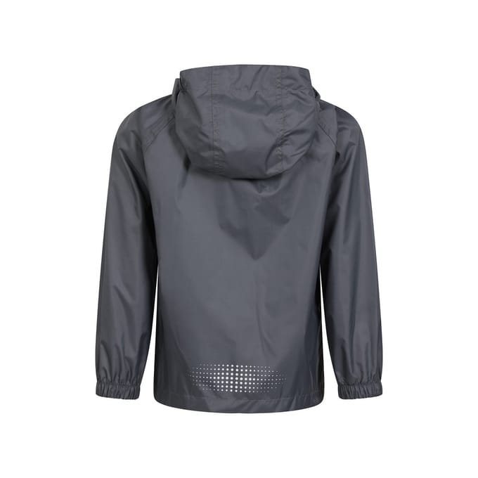 Mountain Warehouse Pakka II Waterdichte Jas voor Kinderen/Kinderen (Grijs)