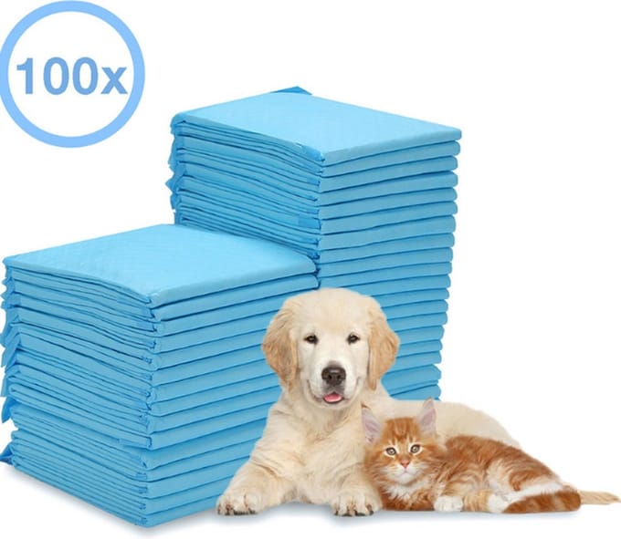Puppy Training Pads 45 x 60 cm - Zindelijkheidstraining - Hondentoilet - 100 stuks