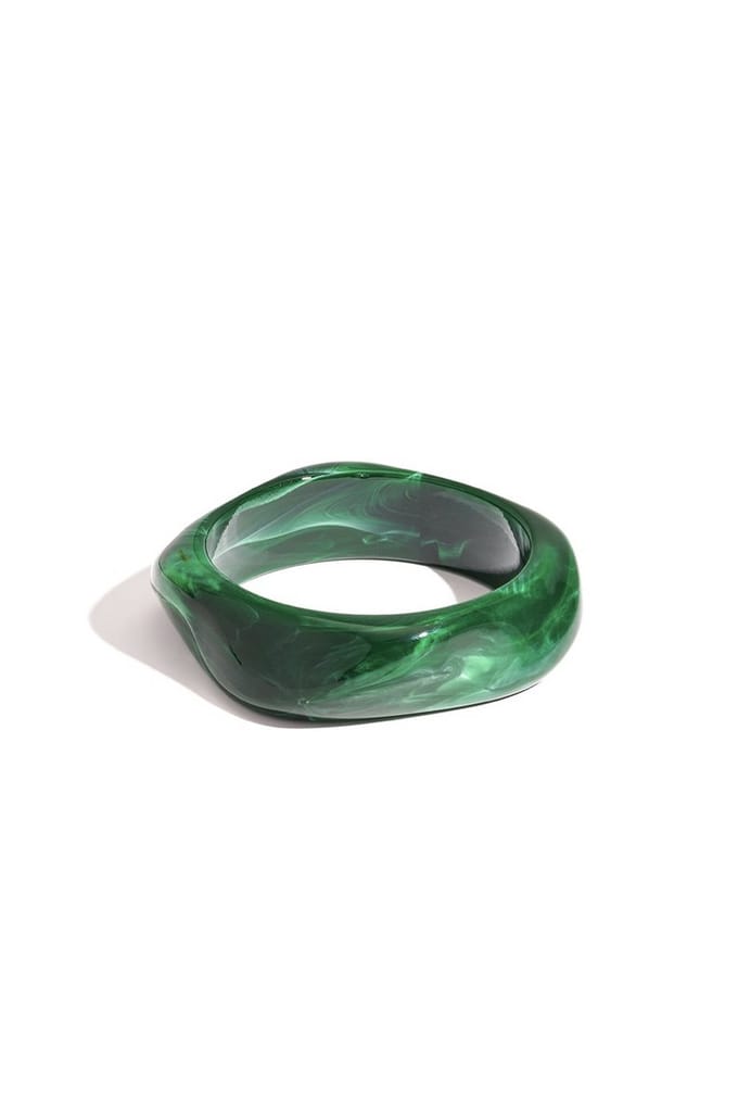 Yehwang - Armband - Bangle - Groen - Acryl