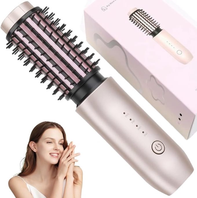 Dailygoody Draadloze Krultangborstel 2 in 1